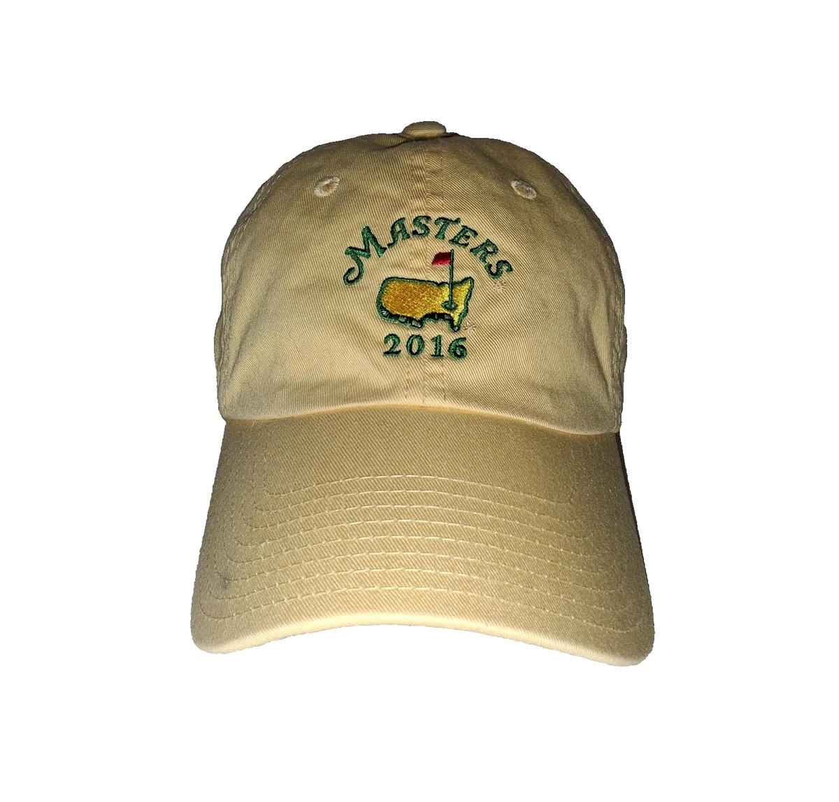 2016 Masters Yellow Ladies Fit Hat American Needle 2016 Masters Golf Hat Strap Back Yellow  main image 2