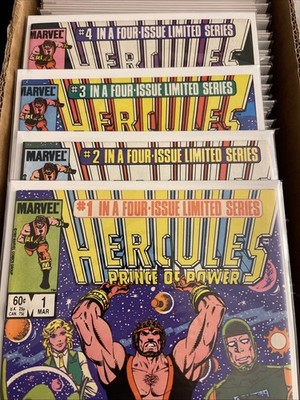 Hercules: Prince of Power #1-4 Marvel 1984| Complete Set