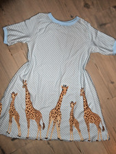 Farbenfrohes Sommer   Jersey Kleid, Hand Made, Gr. 110-116  Giraffe