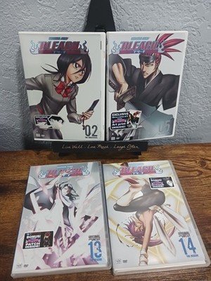 Bleach Anime DVDs 02, 05, 13, 14 The Substitute Shonen Jump (DVD, 2007)