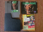 Original NES Nintendo TECMO BOWL Cartridge + Manual + Slip Cover + Poster