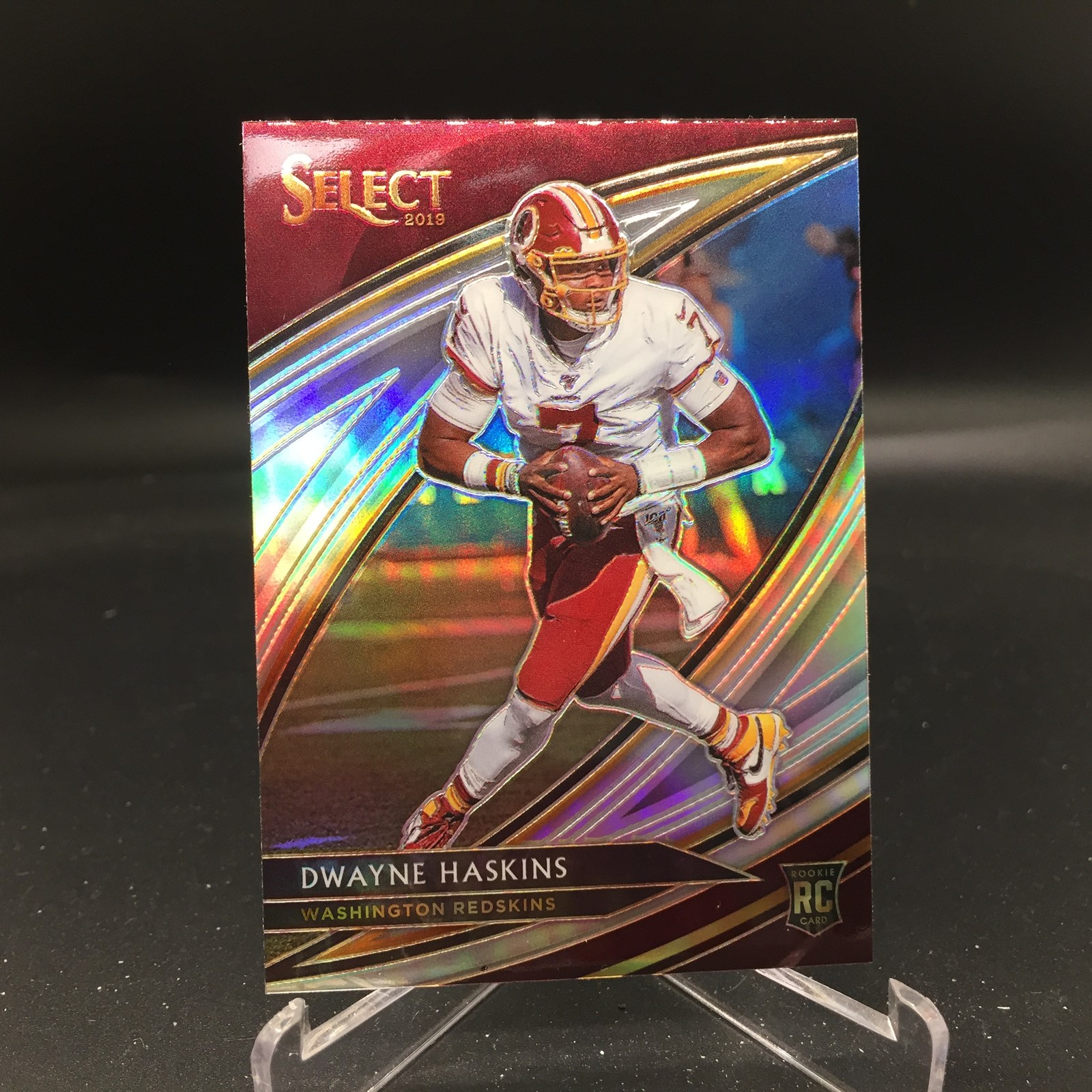 Dwayne Haskins 2019 Panini Select Silver Prizm 223 Washington Redskins Rookie