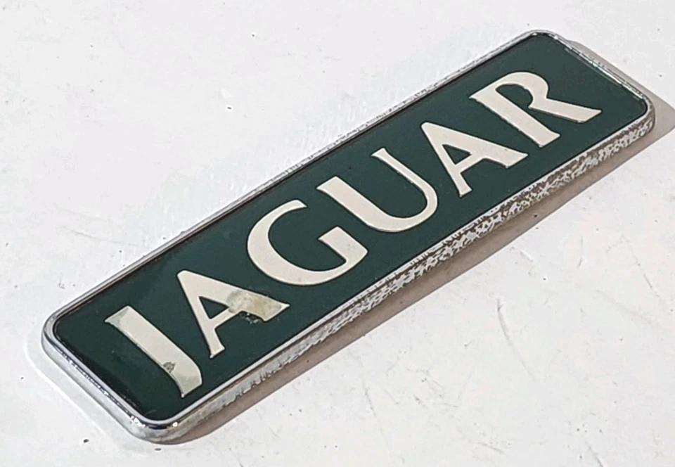 1995-1997 OEM Jaguar X300 XJ6 verde emblema símbolo logotipo placa maletero trasero Foto 3 de 4