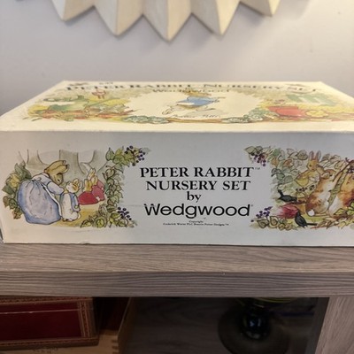 Peter Rabbit Nursery Set by Wedgewood - IN ORIGINAL BOX