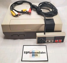 Vintage Nintendo Entertainment System NES Console, 1 Controller  AV Cables