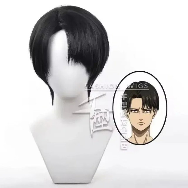 Attack on Titan Levi Cosplay Coat with White Pants Set