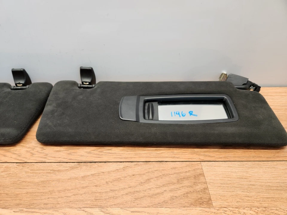 ✅ 15-19 OEM BMW F16 F86 X6 X6M Front Left Right Interior Sun Visor Alcantara SET - Image 4 of 4