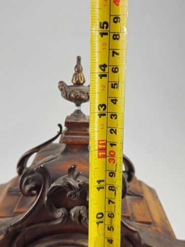 Antique German Lenzkirch Brass Inlaid Bracket Clock - Picture 16 of 16