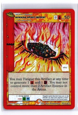 MetaZoo x Ebay BURNING SPIRIT IMPRINT 30/165 Reverse Holo - NM Near Mint