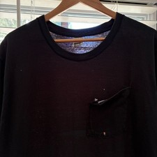 Vintage Paper Thin Burnout Pocket T-Shirt Men...
