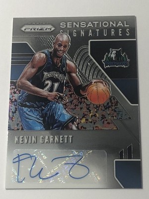 2019-20 Panini Prizm KEVIN GARNETT Sensational Signatures Auto Autograph