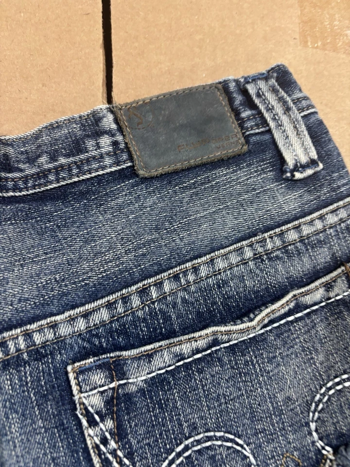 Pantalones Cortos Y2K Flypaper Para Hombre Talla 31 Azul Oscuro Lavado Denim Sueltos Años 90 Patinador Foto 4 de 4