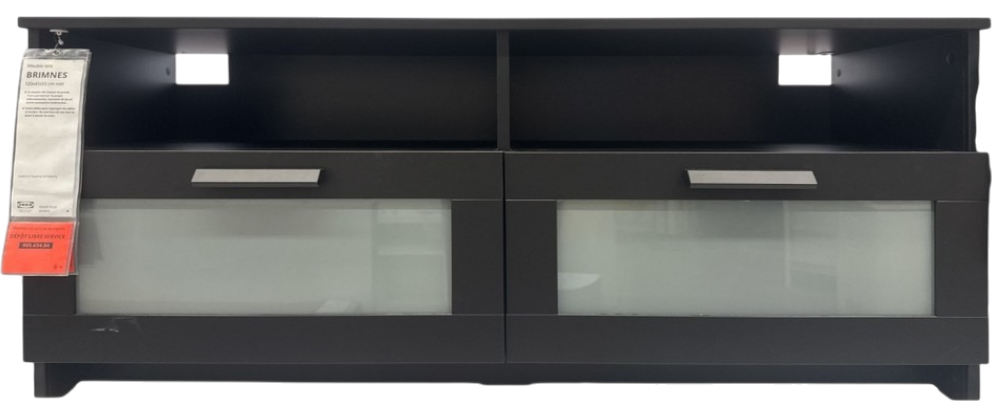 New IKEA BRIMNES Black TV Bench 120x41x53 cm (47 ¼x16 ⅛x20 ⅞