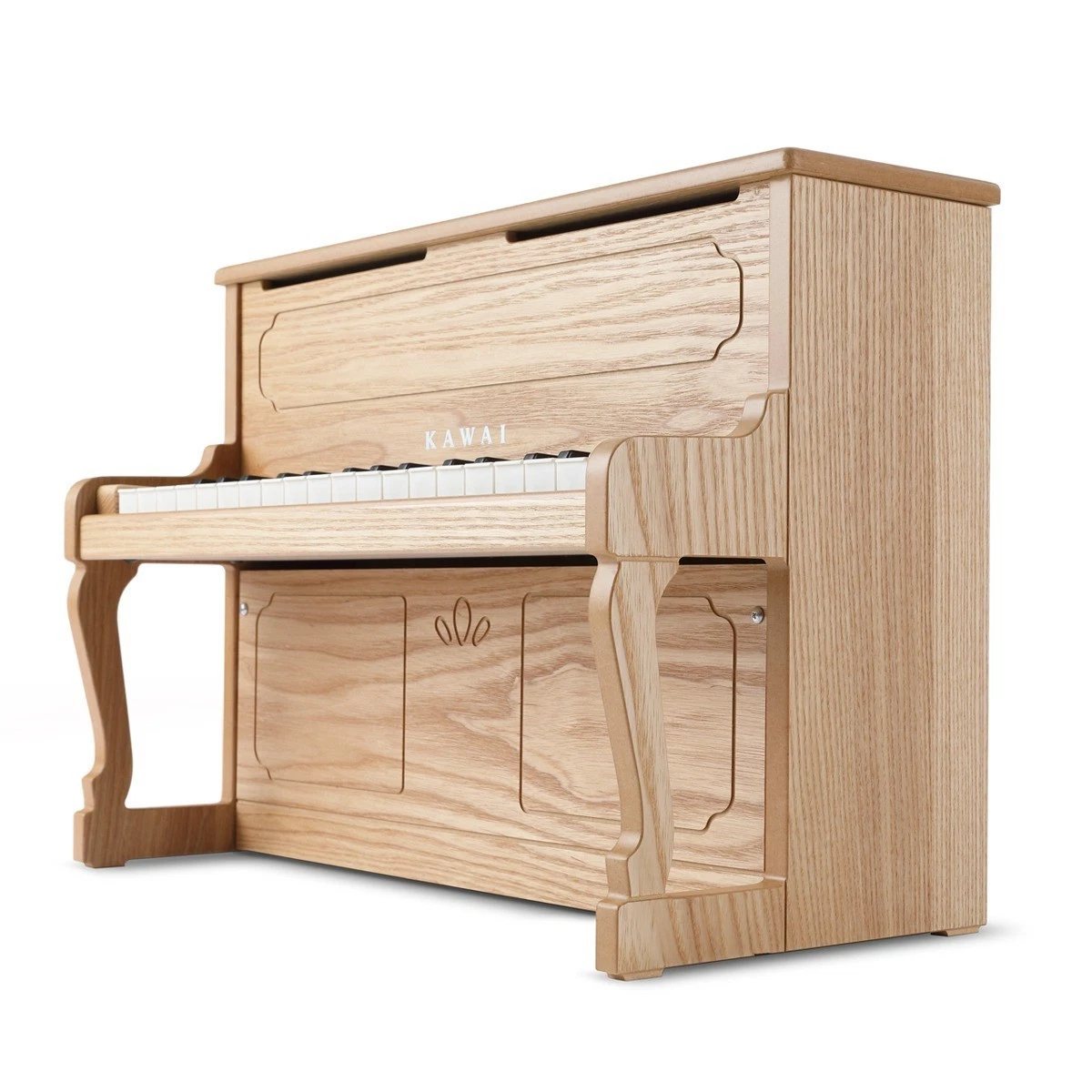 Mini juguete de piano vertical Kawai para niños de madera natural 32 teclas...