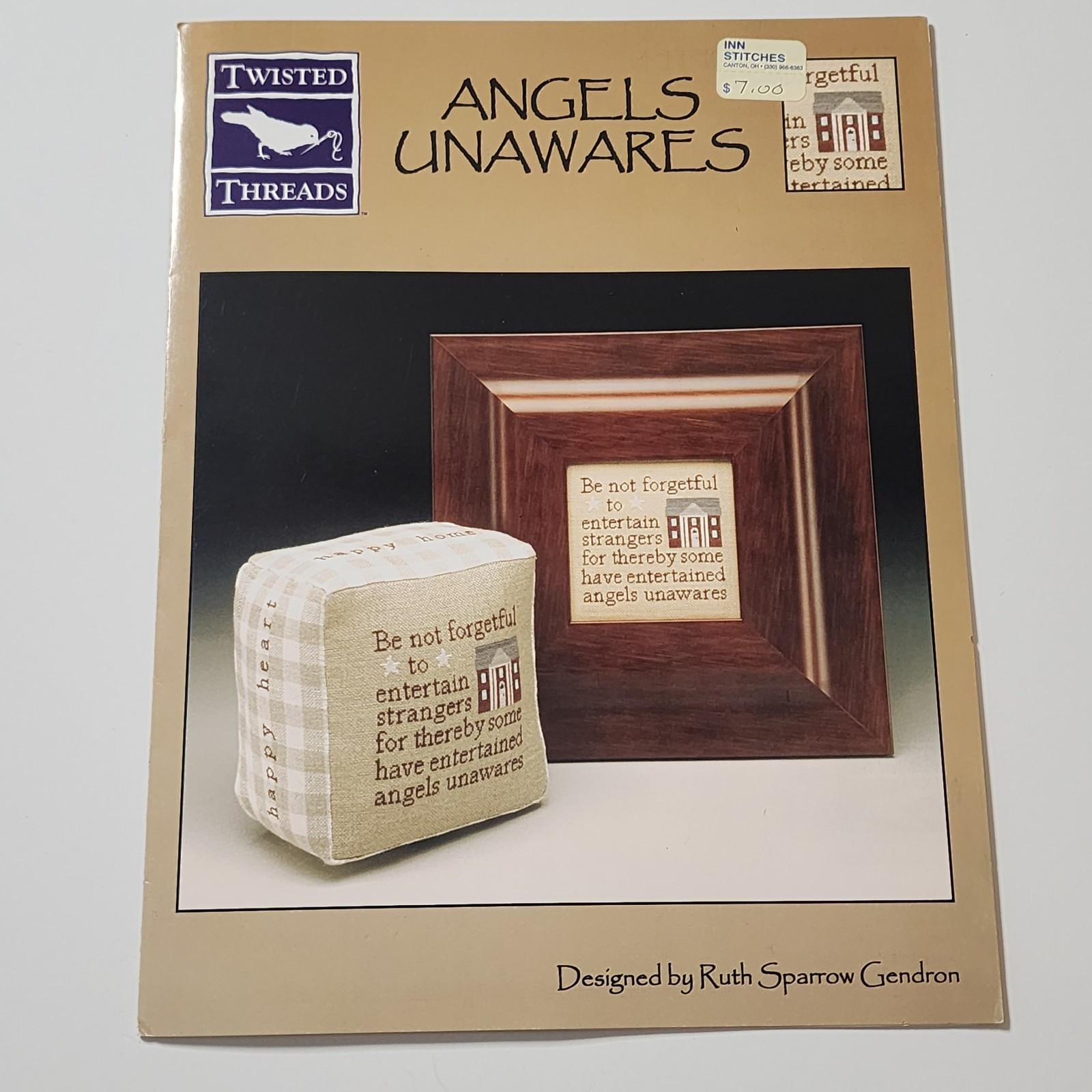 Angels Unawares Twisted Threads Thread Pattern Chart Only Cross Stitch