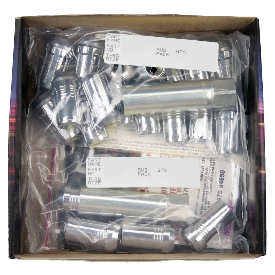 Kit de tuercas de accionamiento spline estilo afinador cromado McGard 65515 M14 x 1,5 rosca tamaño 2 Foto 4 de 4