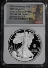 2025-S (PF70) Proof American Silver Eagle ~ U.S. NAVY Privy $1 NGC
