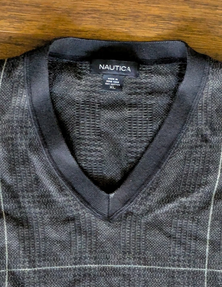 Nautica Stretched Vest Dark Blue Men's XL- Runs Small (23" pit-pit) - Image 2 of 4