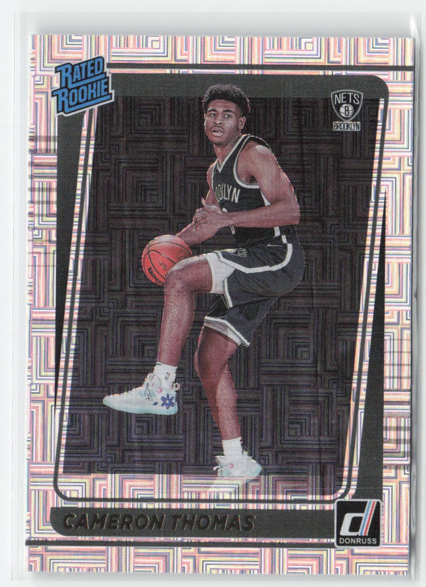 Cameron Thomas 2021-22 Donruss Rated Rookies Choice #203 Brooklyn Nets RC