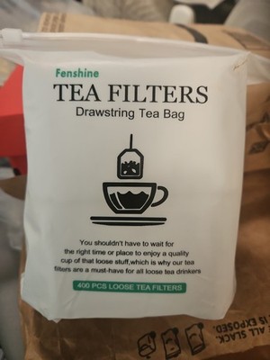 Fenshine Tea Filters 400 PCS Loose Tea Bags Drawstring Coarse Coffee Filter Mesh