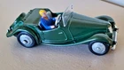 Very Rare 1950s Dinky 108 Civilian MG Midget Beautiful in Dark Green Code 3