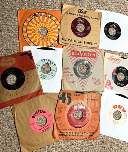 RARE BIG LOT 45's rock & roll pop rockabilly doo wop 50s 60s incl ELVIS PRESLEY