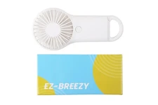 Mixie, E-Z Breeze Mini Travel Fan, White