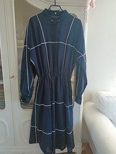 vintage ladies dress 80s size L