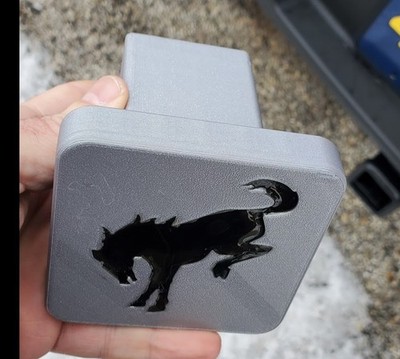 Bucking Bronco 2'' Trailer Hitch Cover Receiver for all Vehicles