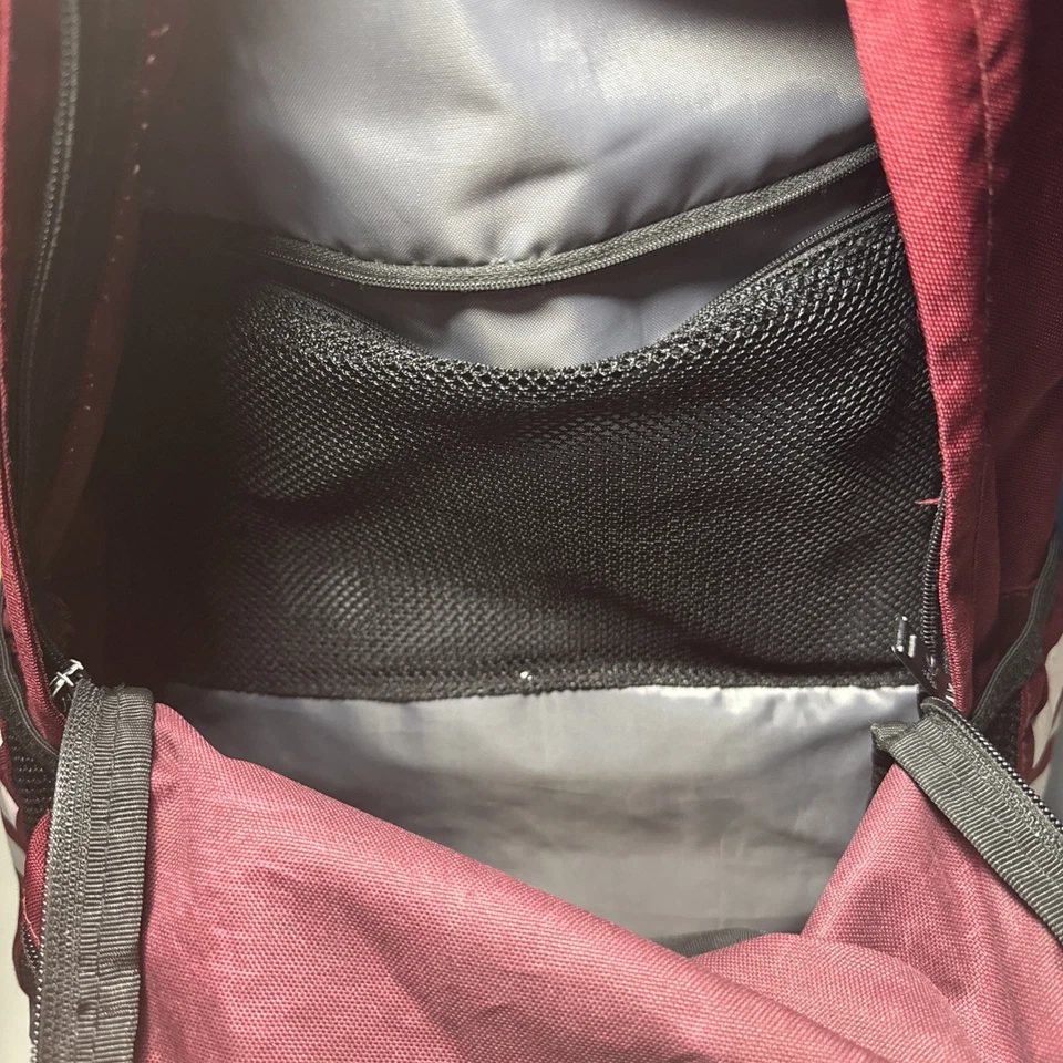 ADIDAS ORIGINALS Unisex Base Fits Laptop 13" Collage School Backpack Red / Gray - Image 3 of 4