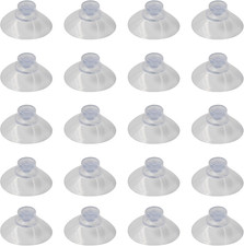 20-Pcs 30mm Clear Suction Cups Glass Table Top Sucker Pads Anti-Collision