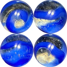 MINT 5/8"  AKRO "SNAKE" CORKSCREW MARBLE