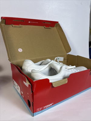 Puma C-Rey White BNIB Tennis Shoes Size 12 Softfoam Optimal NIB