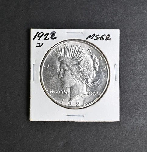 1922-D Liberty Peace Silver Dollar $1 MS Uncirculated Coin USA