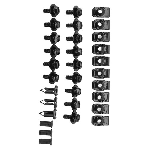 ‘28Pcs Engine Splash Guard Shield Kit Impact Resistant Engine Chassis - Picture 19 of 23