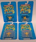 4 Teenage Mutant Ninja Turtles TARTARUGHE NINJA Pins Vintage Mirage Studios 1989