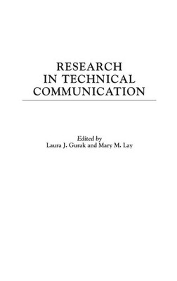 Research in Technical Communication by Laura J. Gurak (English) Hardcover Book