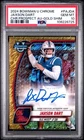2024 Bowman University Chrome Jaxson Dart Rookie Auto Gold Shimmer /50 PSA 10 📈