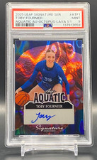 Toby Fournier Auto #1/1 Aquatic PSA 9 Duke RC 2025 Leaf Signature Series #A-TF1