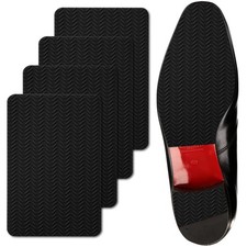 Ashoesert Sole Protector for High Heels, Shoes 6.0" 4.0", New Black- 2 Pairs