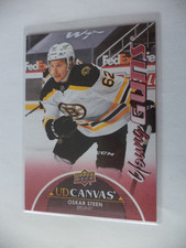 2021 - 22  UD SERIES 1  YOUNG GUNS  CANVAS  OSKAR  STEEN  BRUINS    C 102