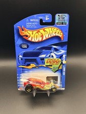 2002 Hot Wheels Surf Crate #126 Red Mainline Gold 5SP Race & Win