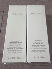 Mary Kay Mint Bliss Energizing Lotion for Feet  Legs NIB Lot of 2 