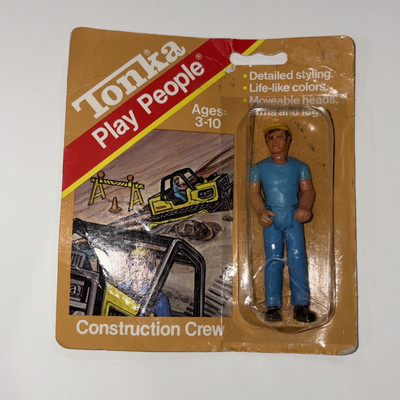 Vintage Tonka Play People Construction Crew 1981 NOS New Sealed