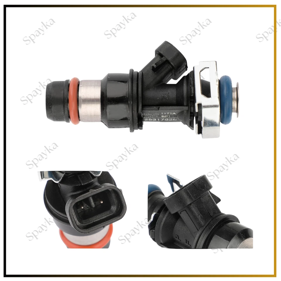 X1 Inyector de combustible Delphi OEM para 2003 2004 2005 2006 2007 GMC Savana 3500 4,8 L V8 Foto 4 de 4