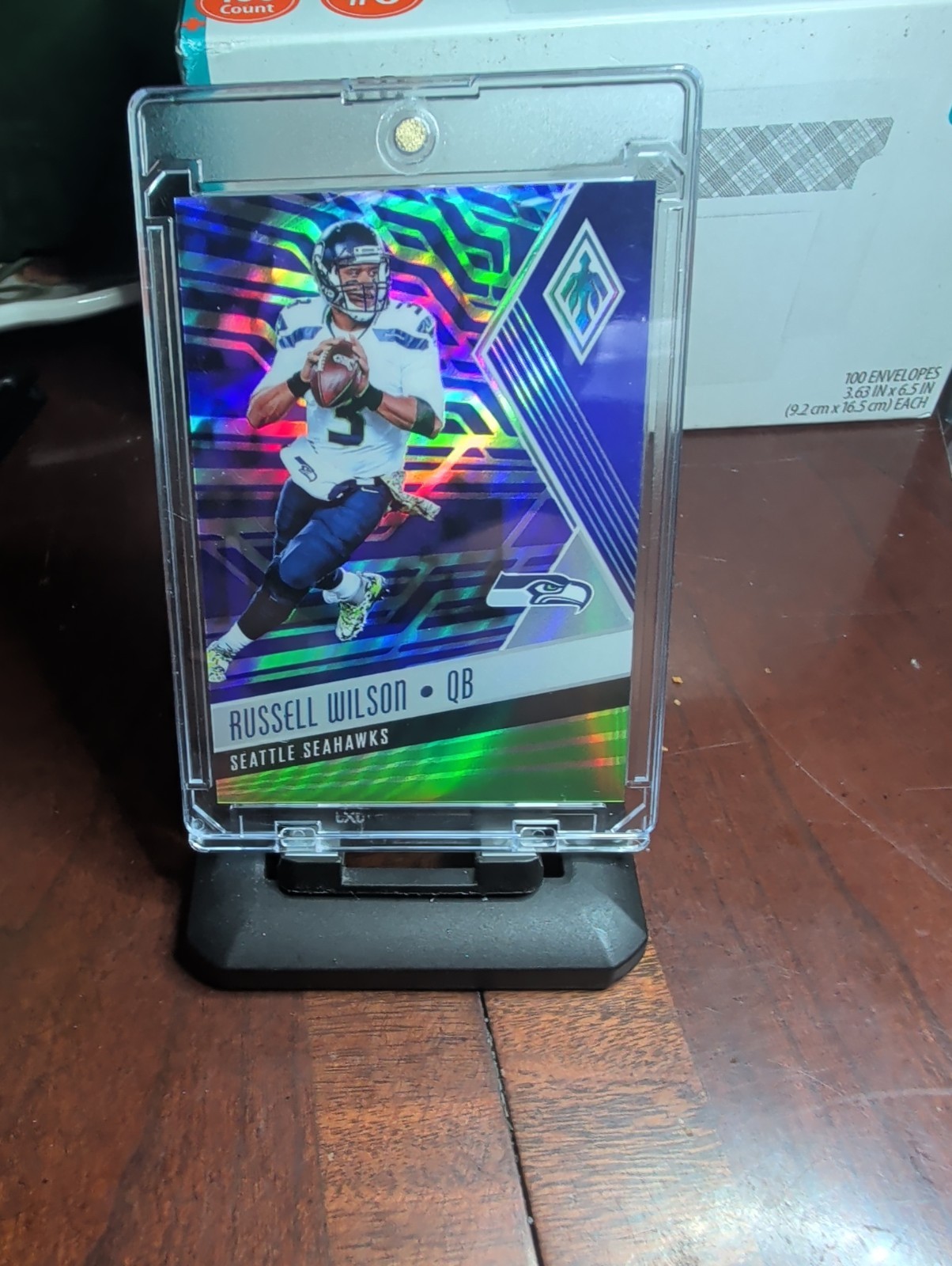 2017 Panini Phoenix Purple Holo 011/149 Russell Wilson #64 