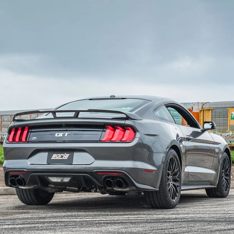 Escape trasero de acero inoxidable Borla 140746BC ATAK para Ford Mustang GT 18-21 5,0 L V8 Foto 2 de 4