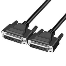 5 Ft DB44 RS232 3Row 44Pin Serial Extension Cable Female To Female Straight