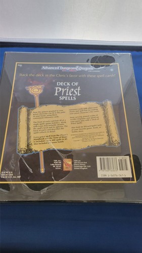 TSR AD&D 2nd Ed Deck of Priest Spells (Used / as is) - Picture 2 of 2