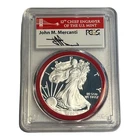 2020 S $1 Proof Silver Eagle PCGS PR70 First Day of Issue Mercanti Signature 3B